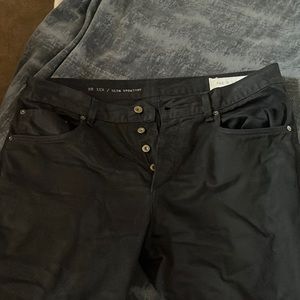 Rag & Bone Black Cotton Jean